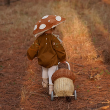Load image into Gallery viewer, RATTAN MUSHROOM LUGGY natural