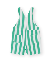 Load image into Gallery viewer, Happy Stripe Button Burton Overall
