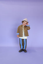 Load image into Gallery viewer, Organic Quilted Denim Jacket - Coffee
