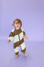 Load image into Gallery viewer, Organic Essential Zip Starsuit - Coffee
