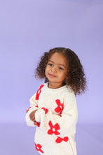 Load image into Gallery viewer, Knitted Posy Pull Over - Milk
