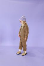 Load image into Gallery viewer, Organic Zip Boilersuit - Coffee
