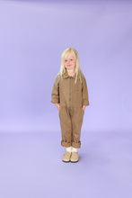 Load image into Gallery viewer, Organic Zip Boilersuit - Coffee
