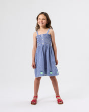 Load image into Gallery viewer, Shirred Gingham Apple Dress
