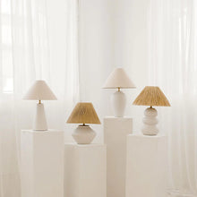 Load image into Gallery viewer, Sofia Raffia Table Lamp
