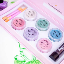 Load image into Gallery viewer, Oh Flossy Deluxe Makeup Set: Soft Pink with Sparkles
