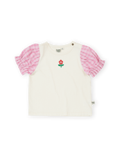 Load image into Gallery viewer, Gingham Puff Sleeve Top
