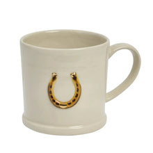Load image into Gallery viewer, Horse Shoe Mug in White / Favourite Things
