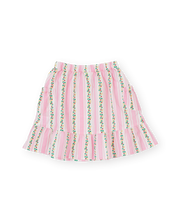 Load image into Gallery viewer, Antique Stripe Strawberry Peplum Skirt
