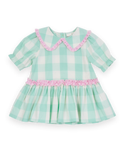 Load image into Gallery viewer, Gingham Collar Dress
