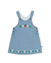 Load image into Gallery viewer, Wild Strawberry Pinafore Dress
