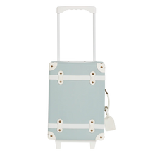 Load image into Gallery viewer, Olli Ella See- Ya Suitcase-Steel Blue
