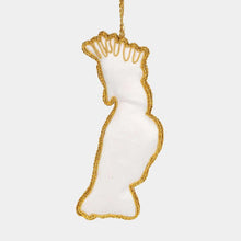 Load image into Gallery viewer, Yellow Crested Cockatoo Hanging Tree Decoration
