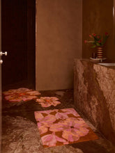 Load image into Gallery viewer, Dutch Floral Pink Bath mat
