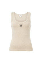 Load image into Gallery viewer, Zoe Contour Rib Scoop Tank:Oatmeal
