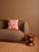 Load image into Gallery viewer, Marigold Rose Linen Cushion
