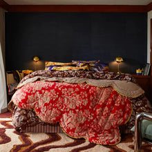 Load image into Gallery viewer, Hazel Scalloped Velvet Bedcover
