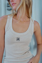 Load image into Gallery viewer, Zoe Contour Rib Scoop Tank:Oatmeal
