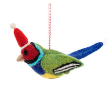 Load image into Gallery viewer, Charity Decoration-Felt Gouldian Finch Fae
