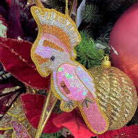 Load image into Gallery viewer, Galah Sequin Hanging Decoration
