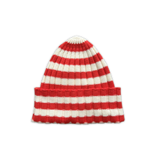 Load image into Gallery viewer, Striped Pixie Rib Beanie - Sauce
