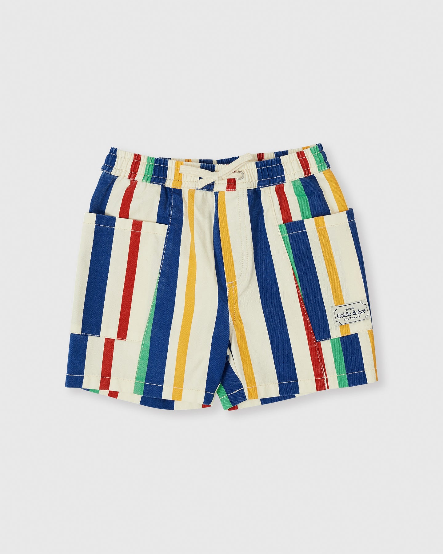 90’s Bold Stripe Noah Denim Pocket Shorts