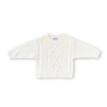 Load image into Gallery viewer, Chunky Cable Knit Pull Over - Milk
