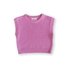 Load image into Gallery viewer, Ladies Jersey Knit Vest - Raspberry
