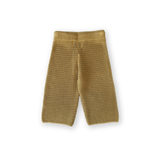 Load image into Gallery viewer, Organic Open Knit Pants - Mustard

