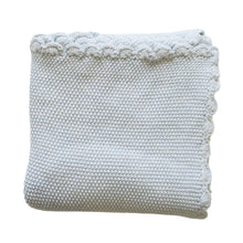 Load image into Gallery viewer, Knit Mini Moss Stitch Baby Blanket
