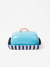 Load image into Gallery viewer, Bloomie Blue Butter Dish

