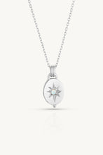 Load image into Gallery viewer, Alina Opal Silver necklace
