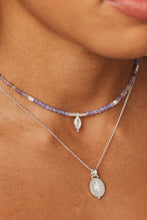 Load image into Gallery viewer, Alina Opal Silver necklace
