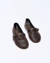 Load image into Gallery viewer, Kate leather Ballet-Chocolate
