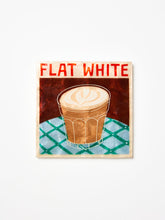 Load image into Gallery viewer, BARISTA WALL ART FLAT WHITE
