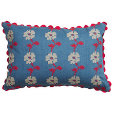 Load image into Gallery viewer, Anneliese Reversible Denim Cushion - Poppy
