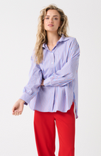 Load image into Gallery viewer, Darby Shirt-Cornflower Multi Stripe
