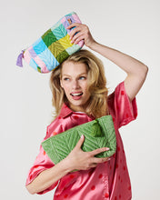Load image into Gallery viewer, Pesto Velvet Toiletry Bag
