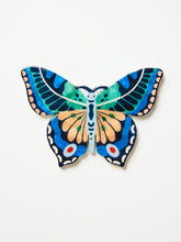 Load image into Gallery viewer, Canopy Butterfly Blue Green Wall Art
