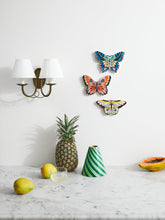Load image into Gallery viewer, Canopy Butterfly Blue Green Wall Art
