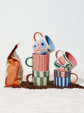 Load image into Gallery viewer, Bloomfield Pink Stripe Mug
