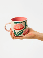 Load image into Gallery viewer, Bloomie Pink Flower Mug
