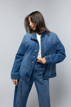 Load image into Gallery viewer, Napa Funnel Neck Jacket - Deep Vintage Blue
