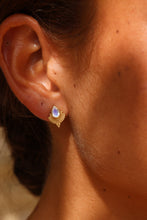 Load image into Gallery viewer, Venus Moonstone Gold Earrings
