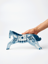 Load image into Gallery viewer, Paloma Horse Wall Tile - Blue
