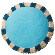 Load image into Gallery viewer, Reese Round Cushion - Turquoise
