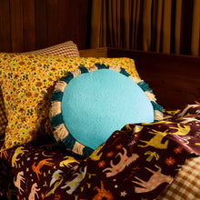 Load image into Gallery viewer, Reese Round Cushion - Turquoise
