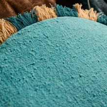 Load image into Gallery viewer, Reese Round Cushion - Turquoise
