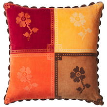 Load image into Gallery viewer, Bonny Reversible Velvet Cushion - Sienna
