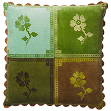 Load image into Gallery viewer, Bonny Reversible Velvet Cushion - Tigers Eye
